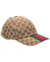 Gucci Original Gg Baseball Cap In Brown