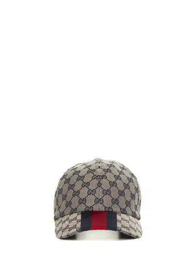 Gucci Original Gg Baseball Cap In Gray