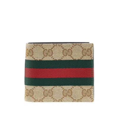 Gucci Original Gg Bi-fold Wallet In Sand