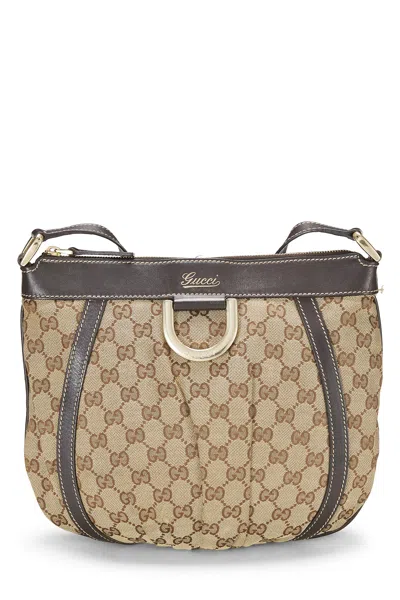 Pre-owned Gucci Original Gg Canvas Abbey Messenger Small