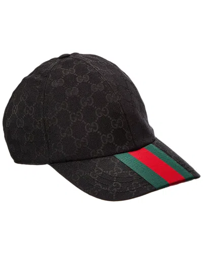 Gucci Original Gg Canvas Baseball Cap In Black