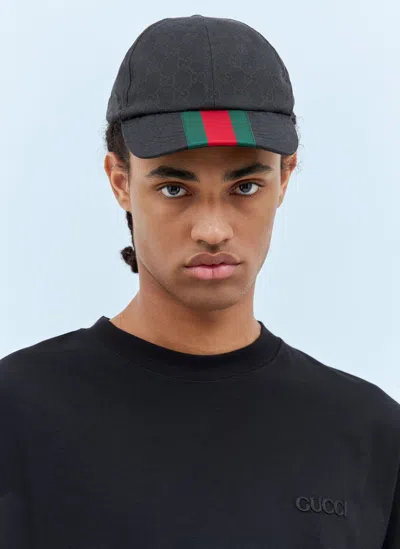 Gucci Original Gg Canvas Baseball Hat In Black