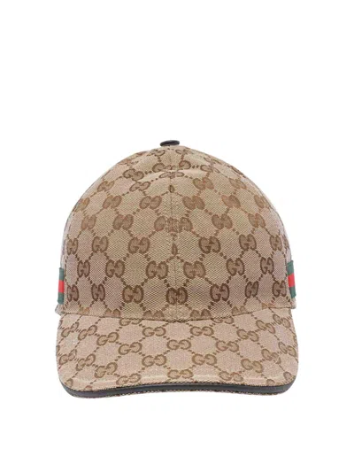 Gucci Original Gg Canvas Baseball Hat In Neutral