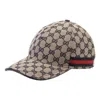 Gucci Original Gg Canvas Baseball Hat With Web In Multi