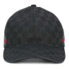 Gucci Original Gg Canvas Baseball Hat With Web 'black'