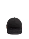 Gucci `original Gg Canvas` Baseball Hat With `web` In Black