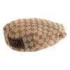 Gucci Original Gg Canvas Flat Cap 'beige Dark Brown' In Neutral