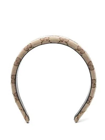 Gucci Original Gg Canvas Hairband In Neutral