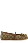 Gucci Original Gg Fabric Ballerinas