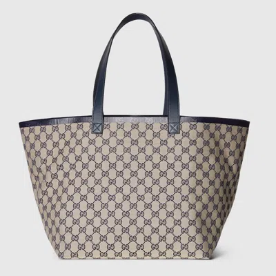 Gucci Original Gg Medium Tote Bag In Blue