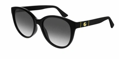 Pre-owned Gucci Original  Sunglasses Gg0631s 001 Black Frame Gray Gradient Lens 56mm