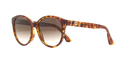 Pre-owned Gucci Original  Sunglasses Gg0631s 002 Havana Frame Brown Gradient Lens 56mm