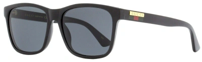 Pre-owned Gucci Original  Sunglasses Gg0746s 001 Black Frame Gray Gradient Lens 57mm