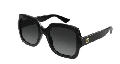 Pre-owned Gucci Original  Sunglasses Gg1337s 002 Black Frame Gray Gradient Lens 54mm