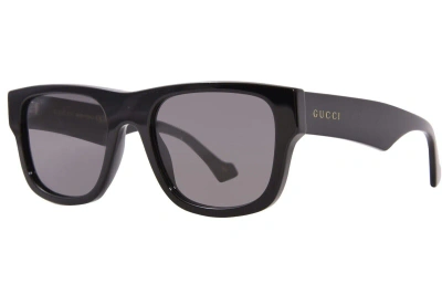 Pre-owned Gucci Original  Sunglasses Gg1427s 001 Black Frame Gray Gradient Lens 53mm