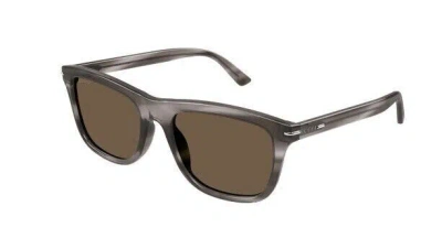 Pre-owned Gucci Original  Sunglasses Gg1444s 003 Havana Frame Brown Gradient Lens 55mm