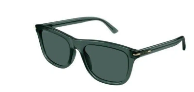 Pre-owned Gucci Original  Sunglasses Gg1444s 004 Green Frame Green Gradient Lens 55mm