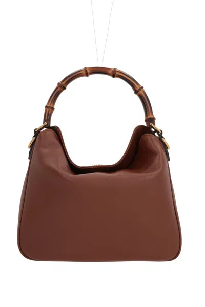 Gucci Diana Medium Shoulder Bag In Brown