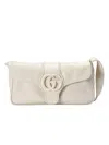 Gucci Small Aphrodite Small Leather Shoulder Bag In White