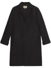 Gucci You Got Good Taste Printed Coat In Black