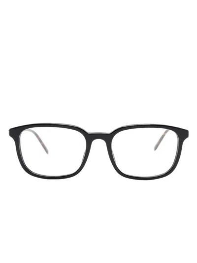 Gucci Oval-frame Glasses In 褐色
