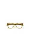 Gucci Oval-frame Glasses In Green