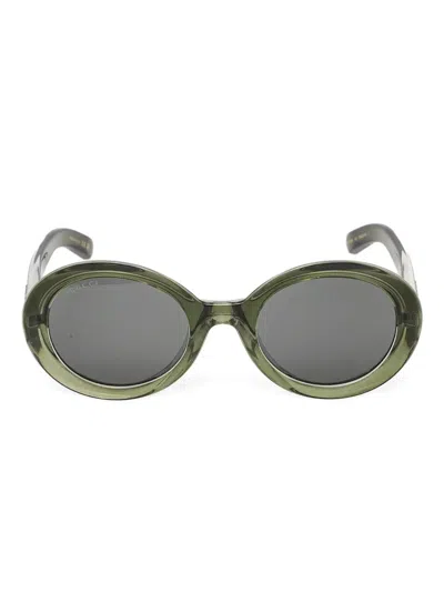 Gucci Oval-frame Sunglasses