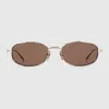 Gucci Oval Frame Sunglasses