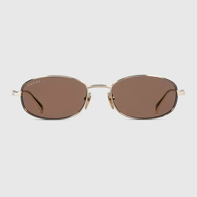 Gucci Oval Frame Sunglasses