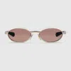 Gucci Oval Frame Sunglasses