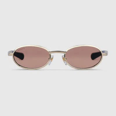 Gucci Oval Frame Sunglasses