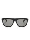 Gucci Oval-frame Sunglasses In Black