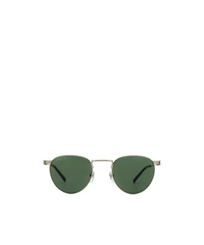 Gucci Oval-frame Sunglasses In Green