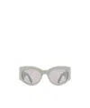 Gucci Oval-frame Sunglasses In White