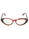 Gucci Oval Logo Lens Frame In Pink