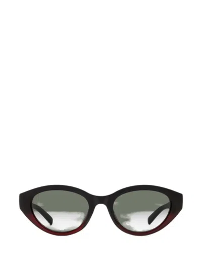 Gucci Oval-frame Sunglasses In Brown
