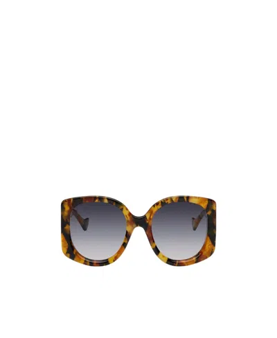 Gucci Oversize Butterfly-frame Sunglasses In Gray