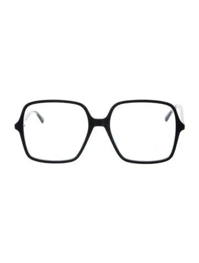 Pre-owned Gucci Oversize Eyeglasses In Black