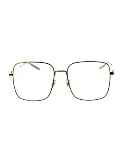 Pre-owned Gucci Oversize Eyeglasses In Neutral