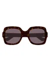 Gucci Gradient Gg Square Injection Plastic Sunglasses