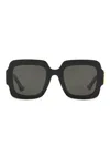 Gucci Oversize-frame Sunglasses In Black