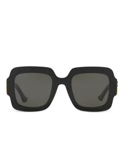 Gucci Oversize-frame Sunglasses In Black
