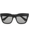 Gucci Oversize-frame Sunglasses In Black