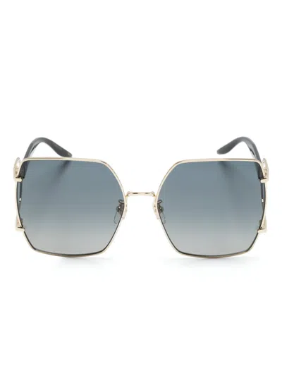Gucci Oversize-frame Sunglasses In Black