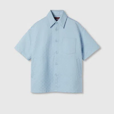 GUCCI GUCCI OVERSIZE GG COTTON SHIRT
