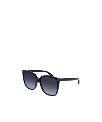 Gucci Oversize Gradient Square Sunglasses In Blue