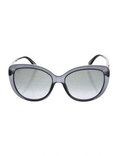 Pre-owned Gucci Oversize Gradient Sunglasses In Multi