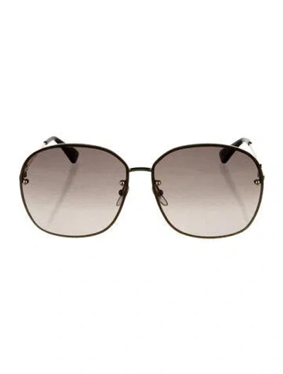 Pre-owned Gucci Oversize Gradient Sunglasses W/ Tags