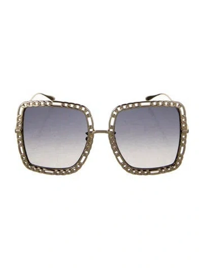Pre-owned Gucci Oversize Gradient Sunglasses W/ Tags