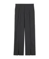 Gucci Oversize Low Waist Petite Fit Wool Pant In Black
